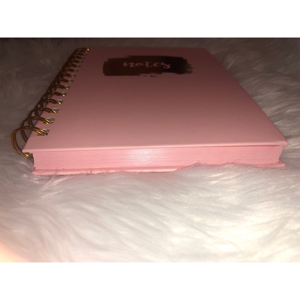 New Graphique Pink Hard Spiral Bound Journal Book - Picture 3 of 3
